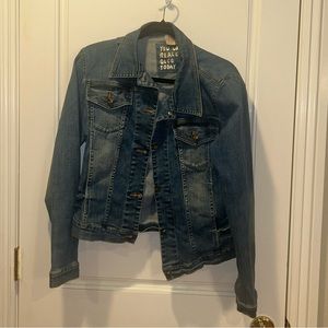 Dick & Jayne Los Angeles Medium Wash Jean Jacket Size XL